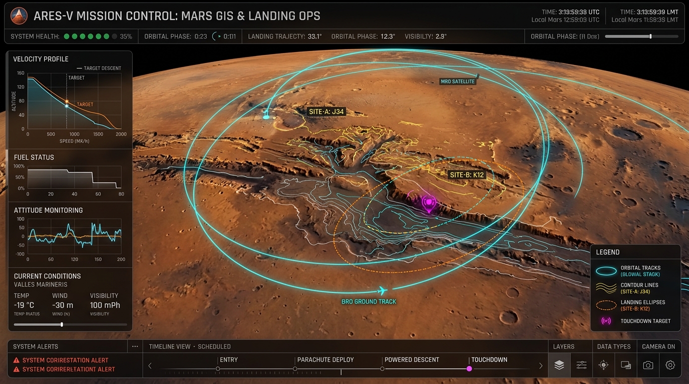 JSMARS Mission Operations and Private Cloud Console Visualization